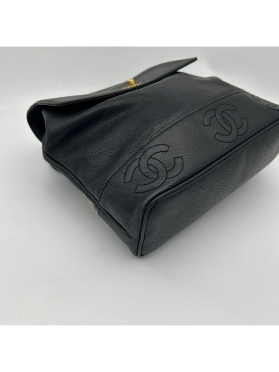 Chanel Triple Coco Backpack Caviar Leather main image 10